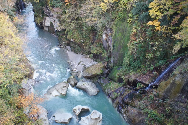 手取峡谷・不老橋