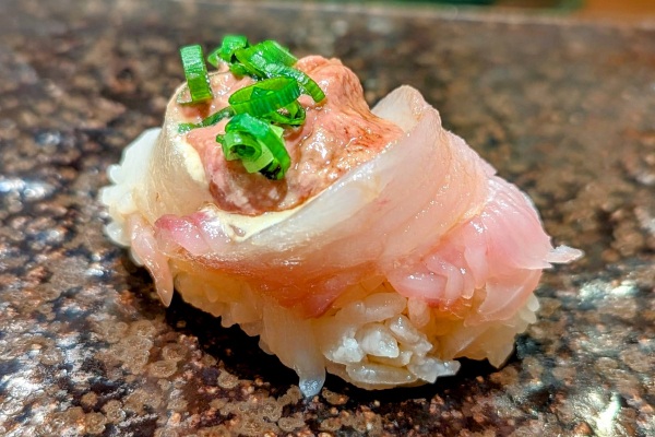 夕食(鮨など)