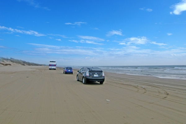 千里浜なぎさドライブウェイ(通行可能な場合)