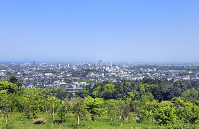 野田山（金沢市街を一望）1