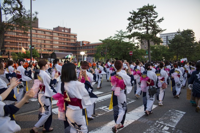 金沢百万石まつり・百万石踊り流し1