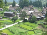 五箇山　展望台より