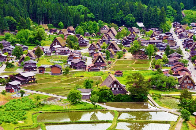 白川郷の街並み