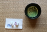 お抹茶とお菓子