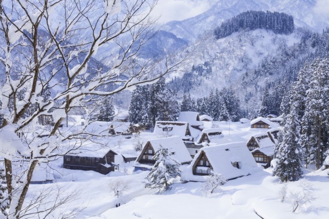 五箇山　冬