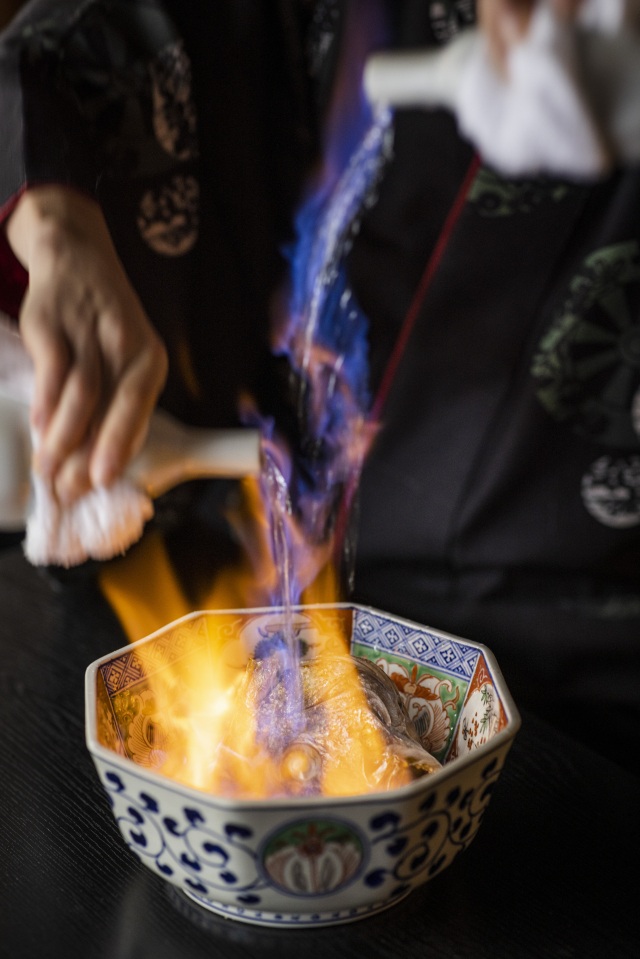 鯛の骨酒