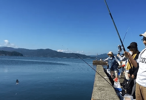 釣りの様子