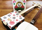 石川デザイン(ひゃくまんさん・梅鉢と加賀てまり)の三味線BOX