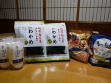 お贈りする能登の海産物