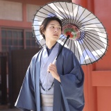 渋くて大人かっこいい着物スタイルに！
