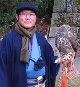 諏訪流鷹匠　吉田剛之氏