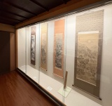 展示室には王梁元と応養の作品を並べて展示