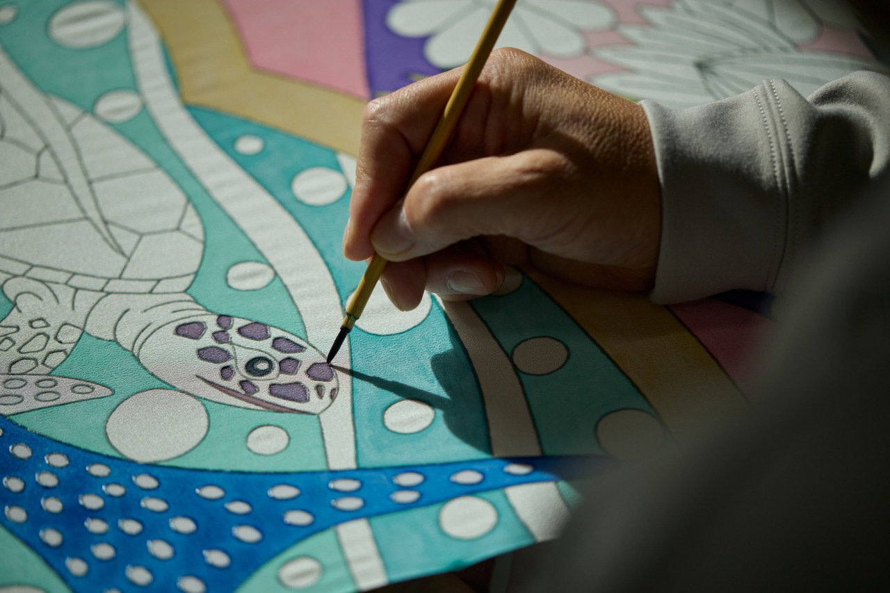 製作現場を間近で見学できます。