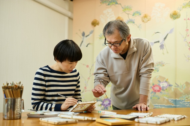 友禅体験もできます。