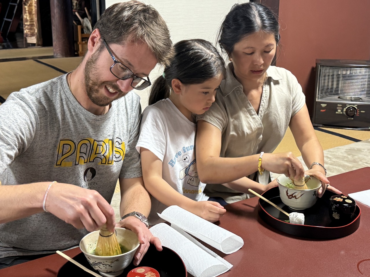 上手に点てたかな？