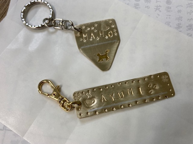 お二人集中して素敵な作品を制作されました。