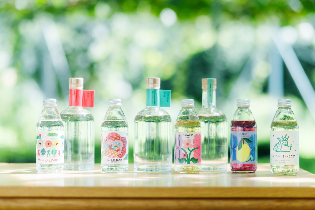 MORI NO NIWAのプロダクト。ノンアルコールドリンクも充実