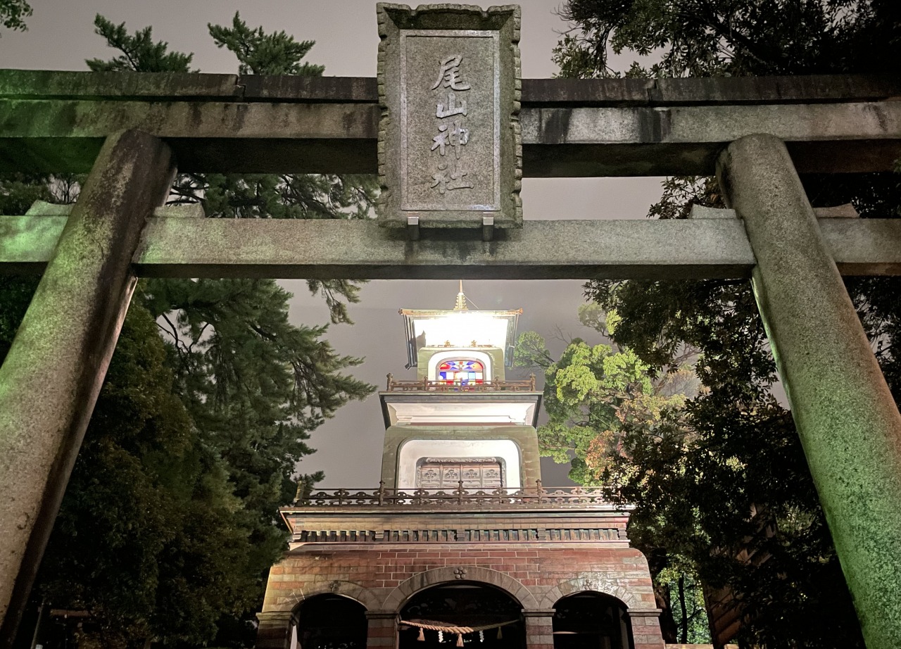 鳥居と神門