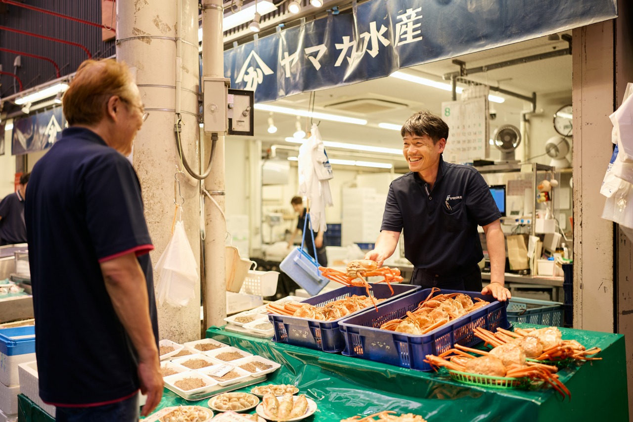 近江町市場鮮魚店