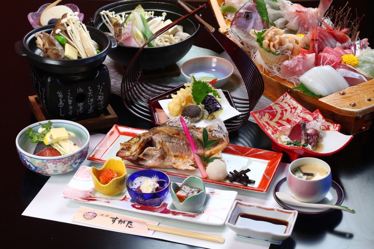 市内民宿の料理の一例(フリータイム)