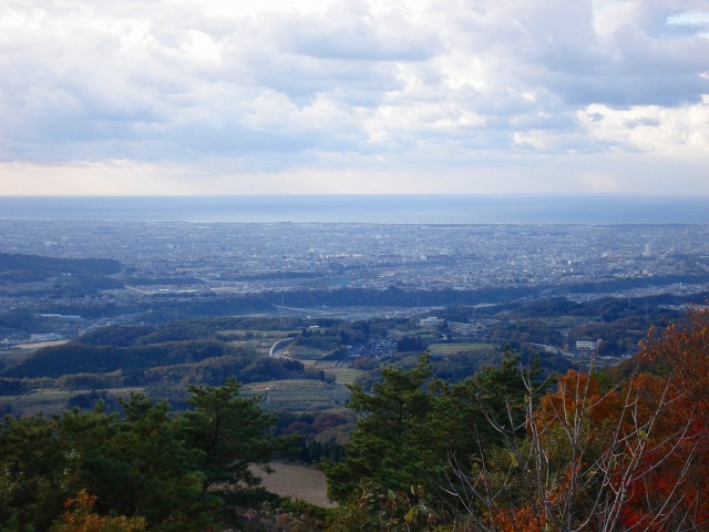 キゴ山山頂から見た金沢市内