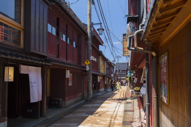 藩政時代から続く町並み