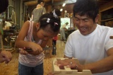 職人さんの指導のもと工作教室