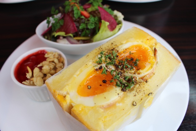 Breakfast at our affiliated café in Kanazawa Station