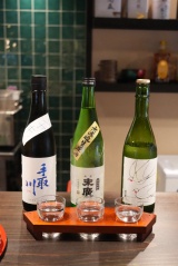 日本酒飲み比べ