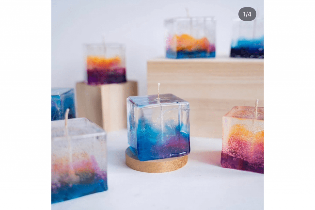 ジェルキャンドル　星空