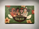 画家のTokio Aoyama氏の絵